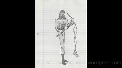 Barbarian Pencil Sketch Video #57 (03-28-2024)