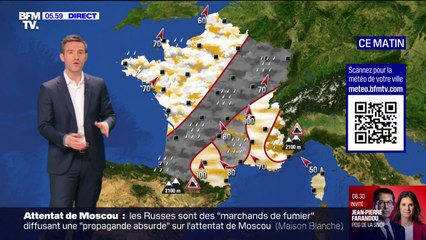 Un temps encore pluvieux ce vendredi avec des températures qui remontent