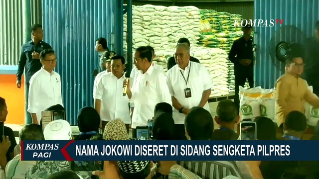 Respons Jokowi soal Namanya Diseret dalam Sidang Sengketa Hasil Pemilu