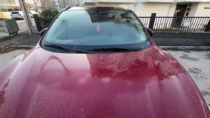 Eskişehir'de toz taşınımı nedeniyle çamur yağdı