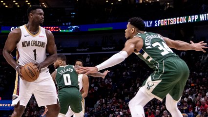 NBA : Malgré Giannis, les Bucks dominés par les Pelicans de Zion