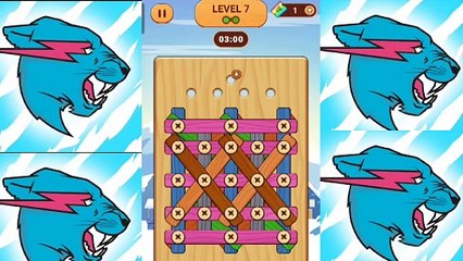 Wood nuts and bolts puzzle level 7