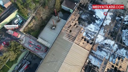 Küçükçekmece’de Fabrikadan Alevler Yükseldi! Faciadan Dönüldü