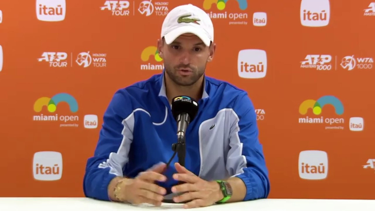 ATP - Miami 2024 - Grigor Dimitrov : "Pour gagner contre Carlos Alcaraz, il faut jouer à son meilleur niveau.