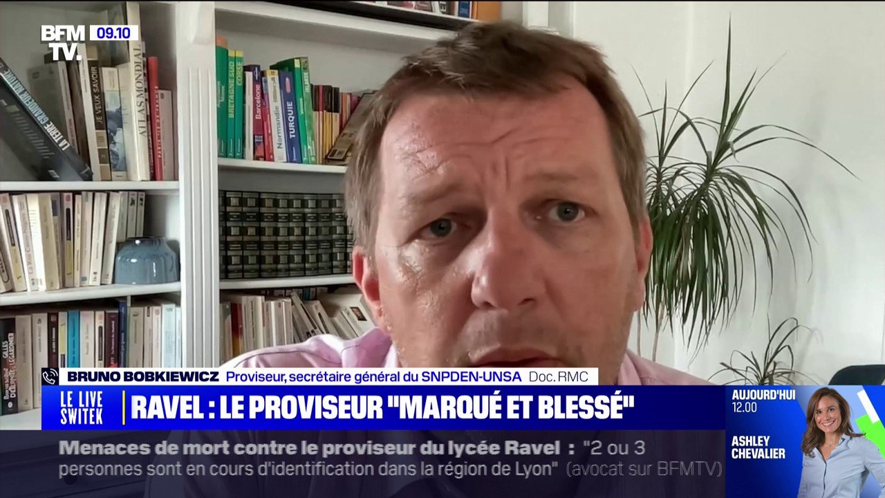 Proviseur menacé de mort: "Il est accompagné et soutenu par nos collègues et par notre avocat", assure Bruno Bobkiewicz (SNPDEN-UNSA)
