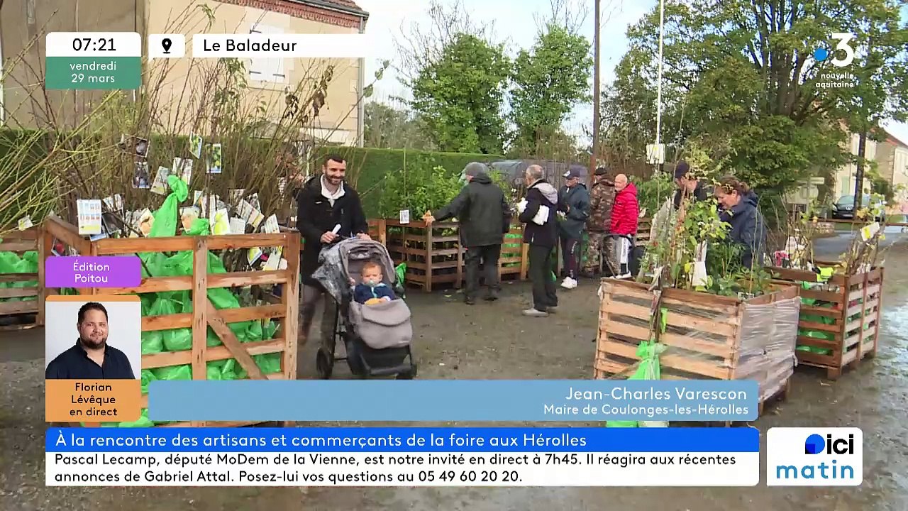 29/03/2024 - Le 6/9 de France Bleu Poitou en vidéo