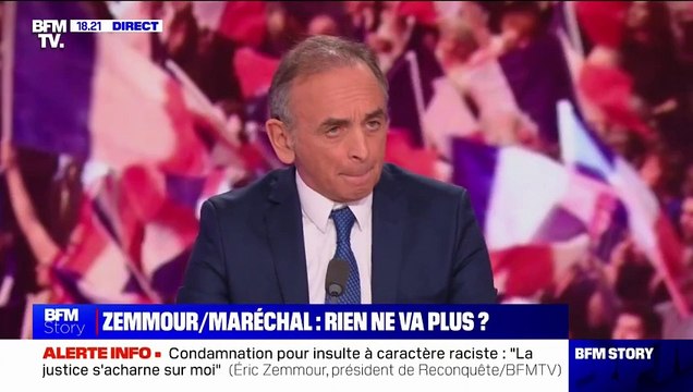 Eric Zemmour réagit aux rumeurs de tensions avec Marion Maréchal: « Nous sommes d'accord sur le fond. Il peut y avoir des débats sur la stratégie et la tactique » »