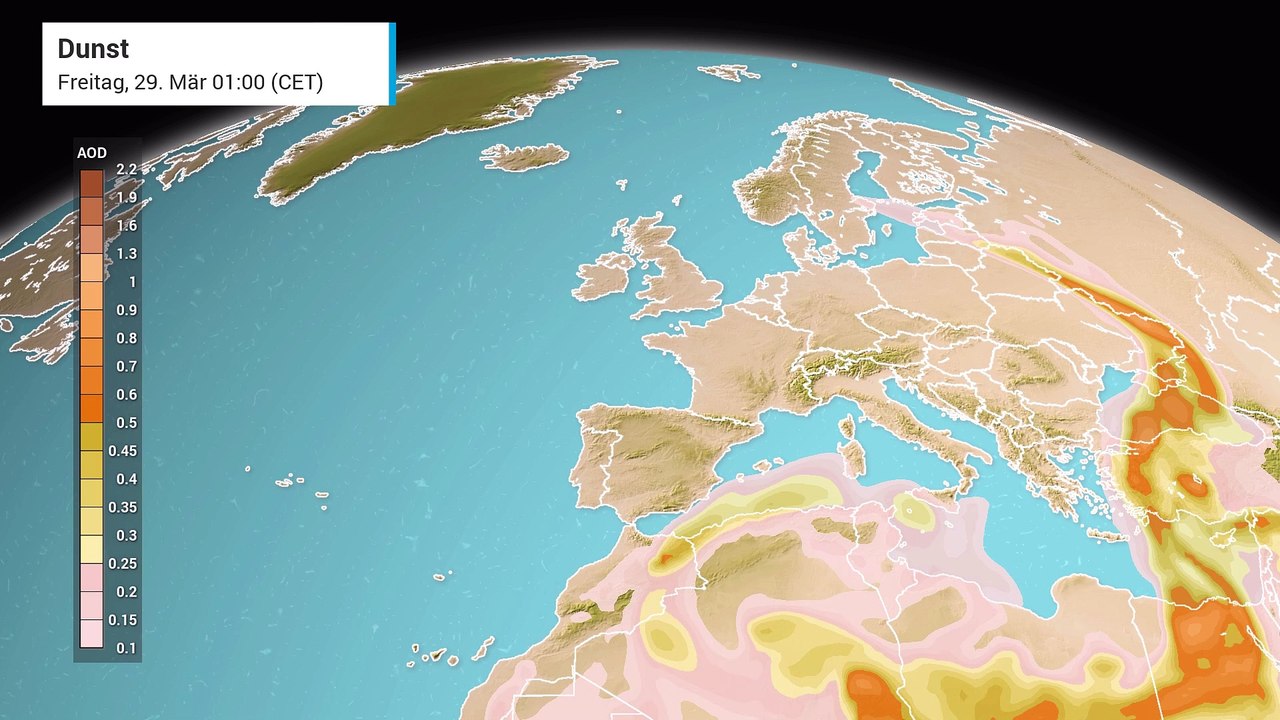 Blutregen an Ostern über Deutschland: Saharastaub erreicht unsere Region und trübt den Himmel!