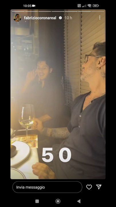 i 50 anni di Fabrizio Corona