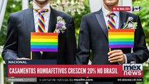 Casamentos homoafetivos crescem 20% no Brasil #mexfm #webradiomexfm #brasil #mexnews #noticias