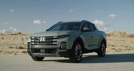 With its Square Grille and More Stylish Design, New Hyundai Santa Cruz Limited 2025