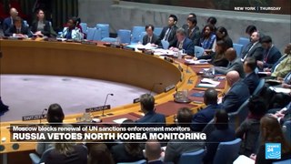 Russian veto ends monitoring of UN's Norht Korea sanctions