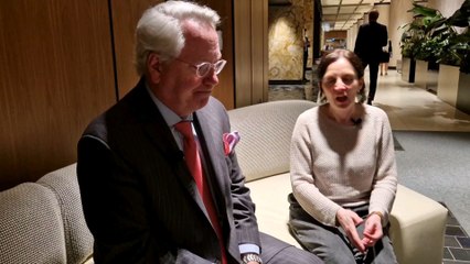 Scott Mackenzie, president of the St Andrew's Society in Montreal, speaking to World Editor Jane Bradley.