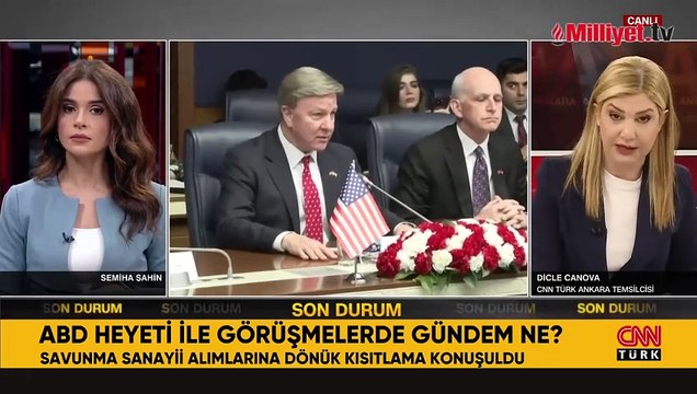 ABD heyeti Ankara'da! Dicle Canova detayları aktardı! Türkiye'nin ABD'ye verdiği liste