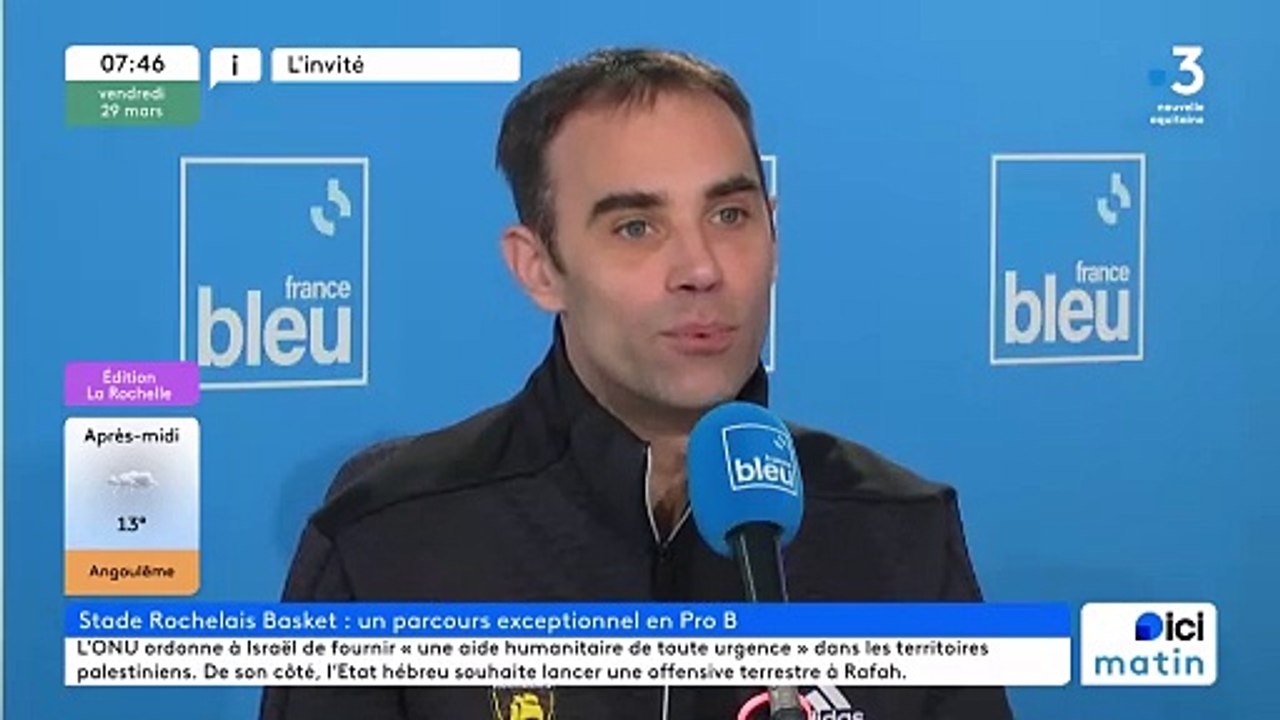 Aymeric Jeanneau et la saison exceptionnelle du Stade Rochelais Basket