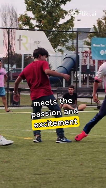 "Football Bliss: Playing Amidst Nature's Splendor"