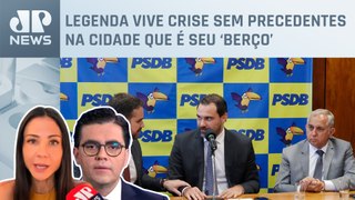 Oito integrantes do PSDB-SP podem se desfiliar da sigla; Amanda Klein e Cristiano Vilela comentam