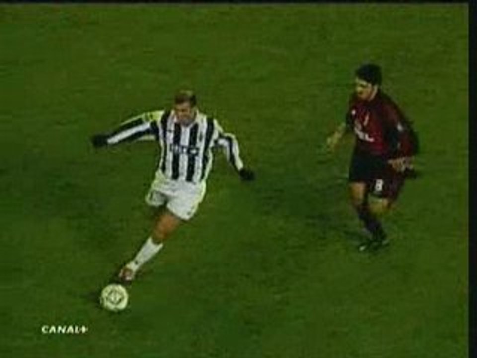 Zidane Juventus-Milan 3-0 2000-2001 (Fabio Caressa)