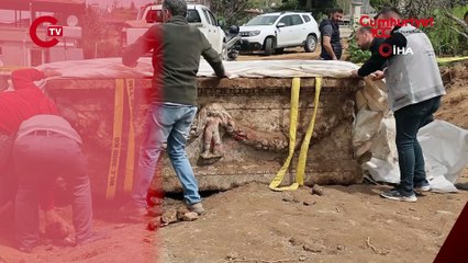 Kazı sırasında ortaya çıkmıştı... O lahit koruma altına alındı!