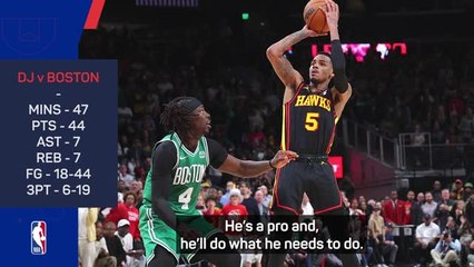 Snyder praises 'tough' DJ after posting career-high 44 points