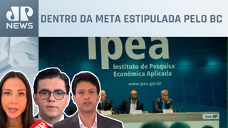 Ipea estima inflação do Brasil em 4% no fim de 2024; Alan Ghani, Amanda Klein e Vilela analisam