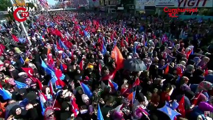 Prompter durdu, Erdoğan sustu