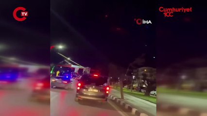 Takip sonucu durduruldu, araçtan çıkanlar şaşırttı!