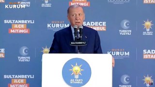 Erdoğan prompter cihazının azizliğine uğradı