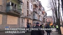 Folyamatosak az orosz támadások Ukrajna ellen
