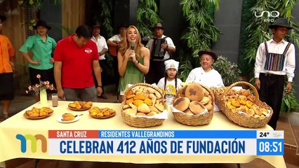 Residentes vallegrandinos celebran 412 años de fundación