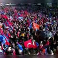 Miting konuşması sırasında prompter durunca Erdoğan sustu