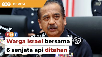 Lelaki warga Israel bersama 6 senjata api ditahan di KL