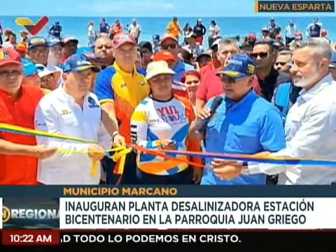 Gobierno Bolivariano inaugura la Planta Desalinizadora Bicentenario en Nueva Esparta