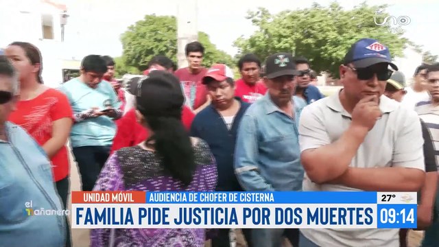 Familiares piden justicia ante el chofer de cisterna que atropello a un joven