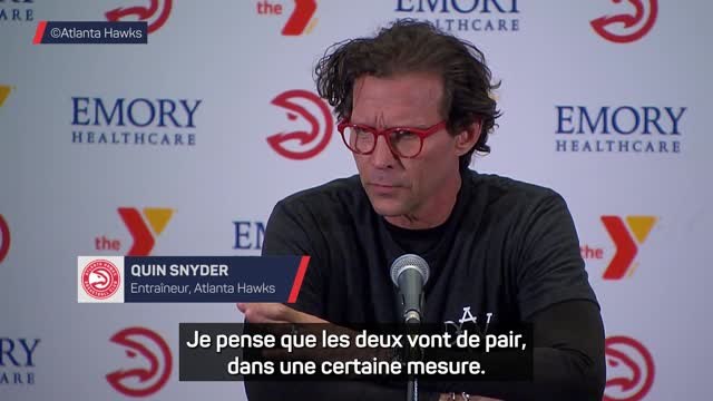 Hawks - Snyder sur Dejounte Murray : C'est un dur à cuire