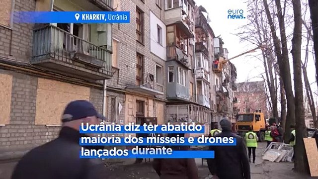 Ataques russos com mísseis e drones atingem centrais termoelétricas no leste da Ucrânia