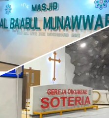 Viral! Masjid dan Gereja Berada Dalam Perut Bumi di Papua
