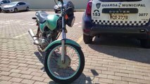 Indivíduo com moto furtada é preso pela Guarda Municipal após tentativa de fuga frustrada