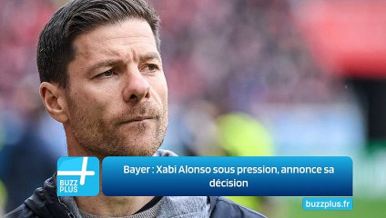 Bayer : Xabi Alonso sous pression, annonce sa décision