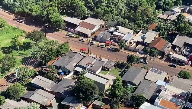 Com o apoio do Helicóptero Falcão, Polícia Militar atende ocorrência em Cascavel