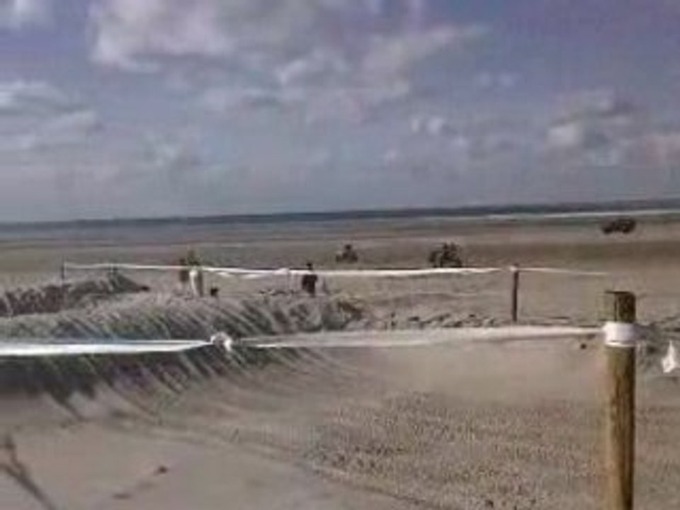 Le touquet 2008 || Départ des quads