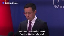 China says opposes 'blindly imposing sanctions' on N.Korea after UN Security Council vote