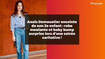 Anaïs Demoustier enceinte de son 2e enfant : robe moulante et baby bump surprise lors d'une soirée caritative !
