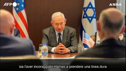 Netanyahu: "L'astensione degli Stati Uniti all'Onu ha incoraggiato Hamas"