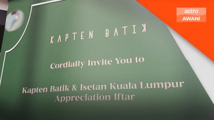 Koleksi terbaharu Kapten Batik bermotif mainan