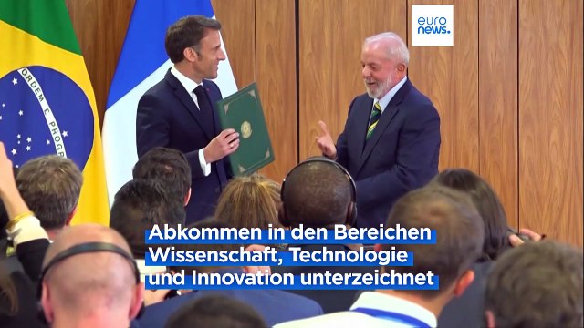 Liebespaar Frankreich-Brasilien: Macron nimmt Scherze über ihn und Lula mit Humor