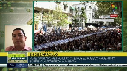 Cometa: Milei hace parte de una ultraderecha golpista