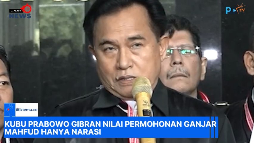 Kubu Prabowo-Gibran Nilai Permohonan Hanya Ganjar-Mahfud Narasi