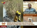 Autoridades Nacionales trabajan para combatir incendios provocados en el Parque Nacional Henri Pittier