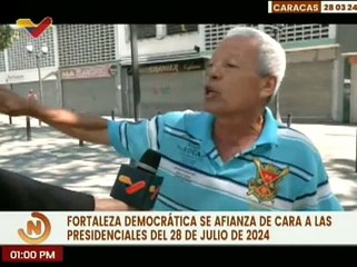 Caracas | Ciudadanos afirman vivir en democracia e invitan a votar el próximo 28-J